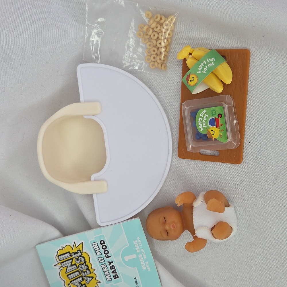 Miniverse Mini Baby Food Silicone Doll Series 1 (No Dishes)